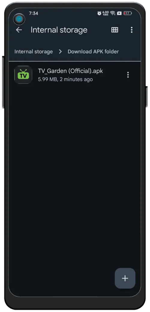 Locate APK File
